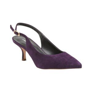 MIRROR Purple Slingback Heeled Shoe With Pointy Toe